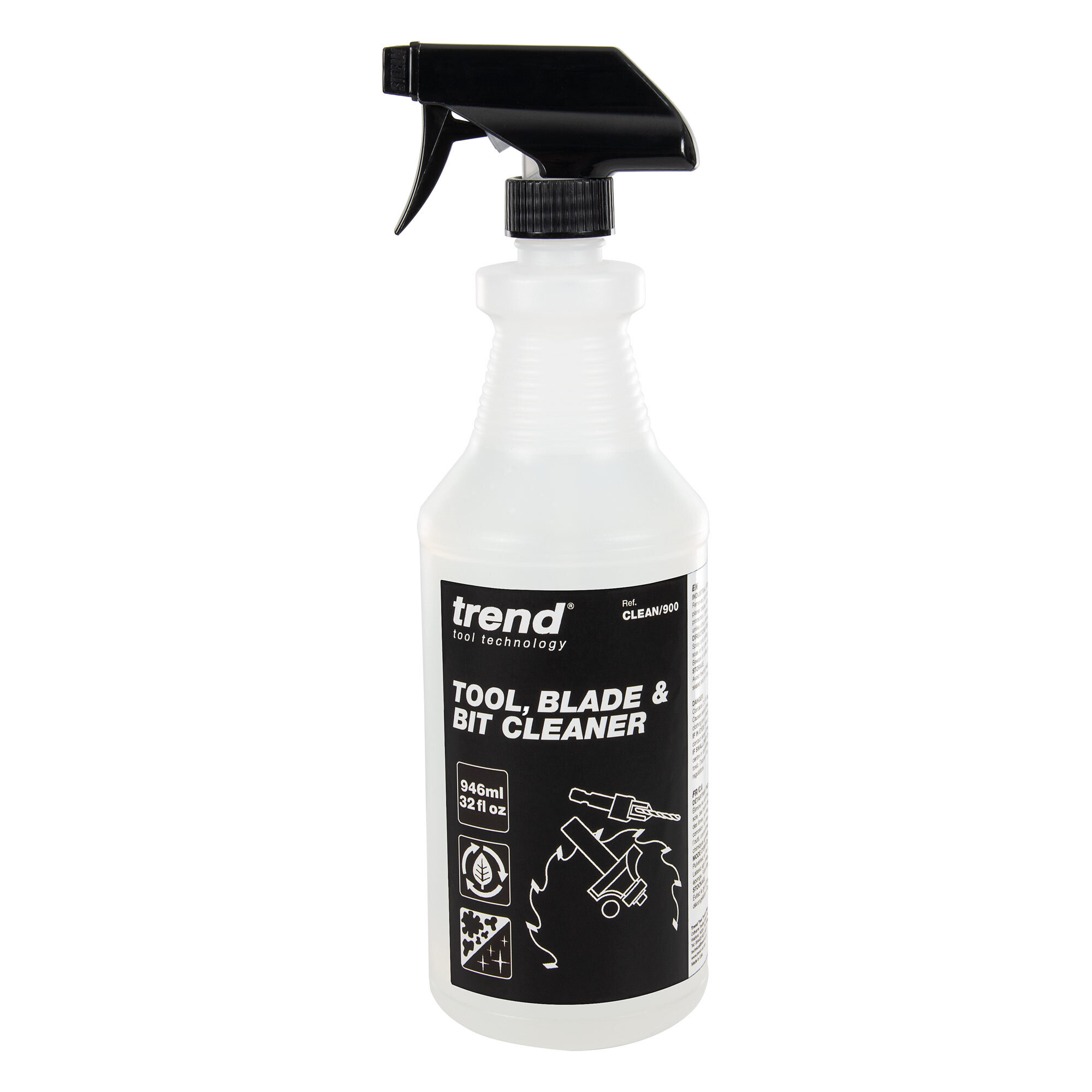 Trend Tool, Blade & Bit Cleaner, 32 fl oz, Non-Toxic Formula, Rust & Corrosion Protection, CLEAN/900